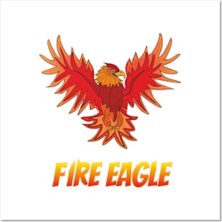 Fire eagle Posters and Art